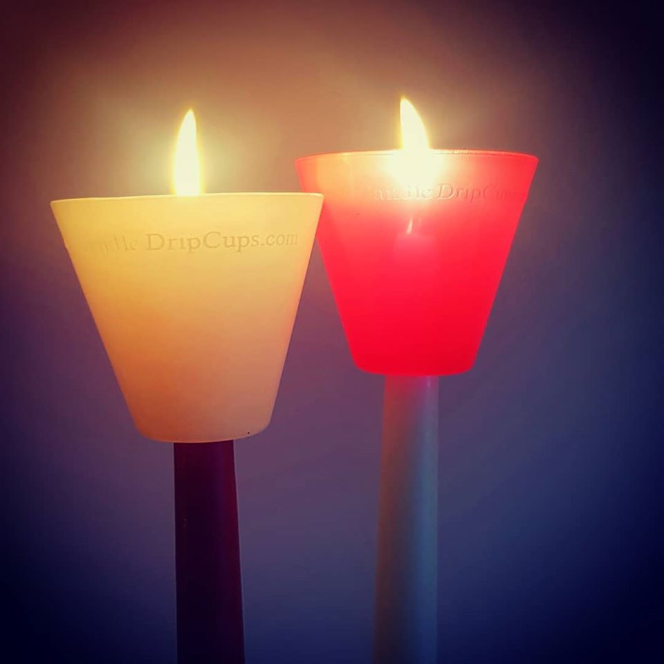 Catch the wax & protect the flame